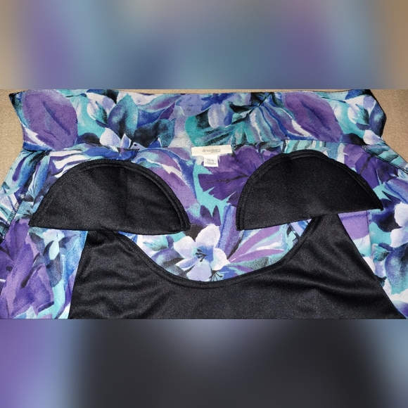 Dress Barn retro jacket-style top with shoulder pads! - Picture 9 of 10